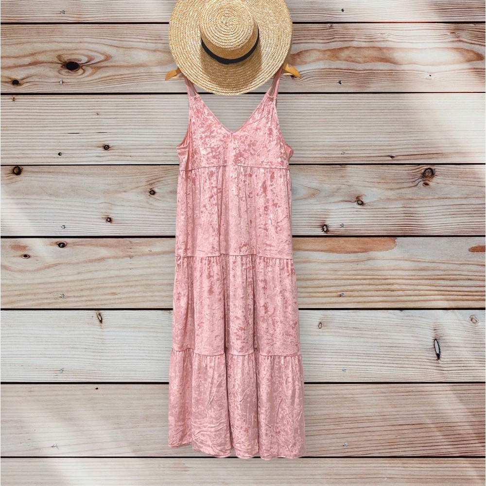 aerie Pink Floral Maxi Dress - Picture 5 of 13
